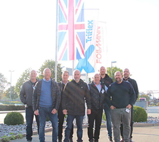 Teaser image of the Triflex and Makers team on the Germany trip to the Triflex HQ in Minden