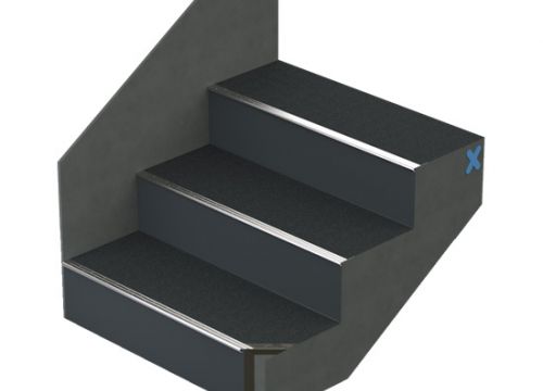 Triflex StairCoat Reinforced with Quartz Design small grain quartz