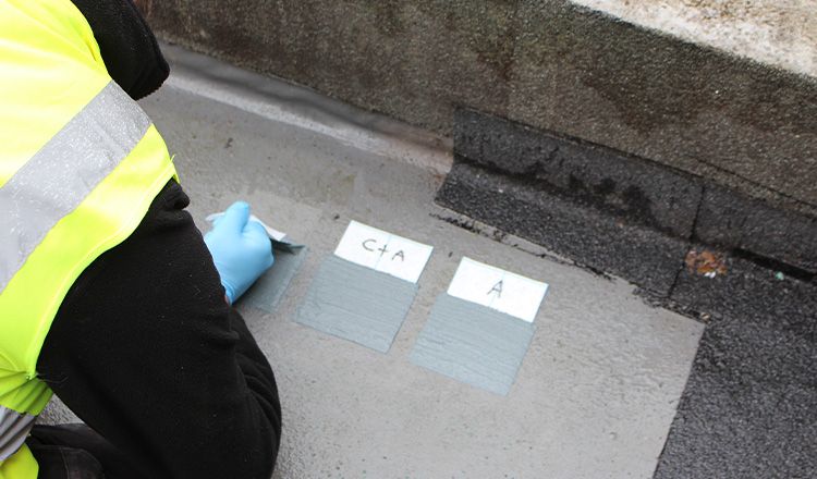 Triflex Overlay solutions peel strength adhesion test image