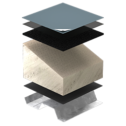Triflex Tapered Insulation Solutions for Warm Flat Roofs, build-up image