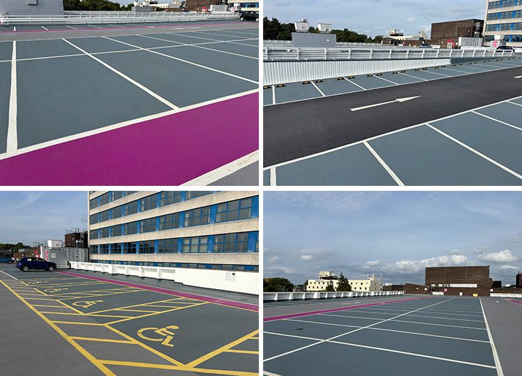Triflex case study Plaza Car Park East Kilbride completed grid image