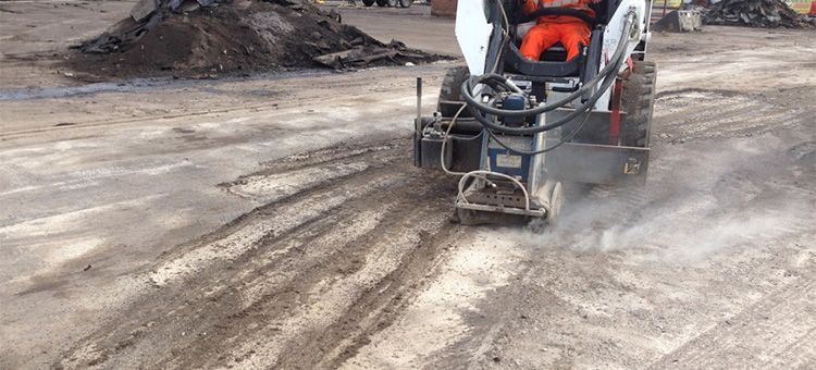 Triflex Solutions for failing asphalt: Multi-storey car park decks and ramps - asphalt removal