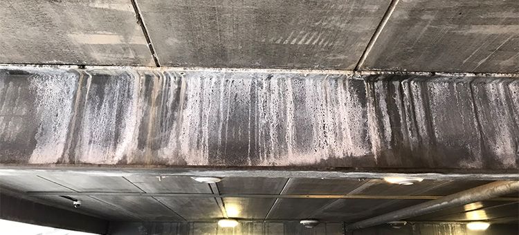 Triflex Solutions for failing asphalt: Multi-storey car park decks and ramps - carbonation