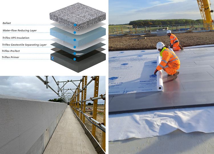 Triflex New Storage Tank Reservoir Roof case study the solution