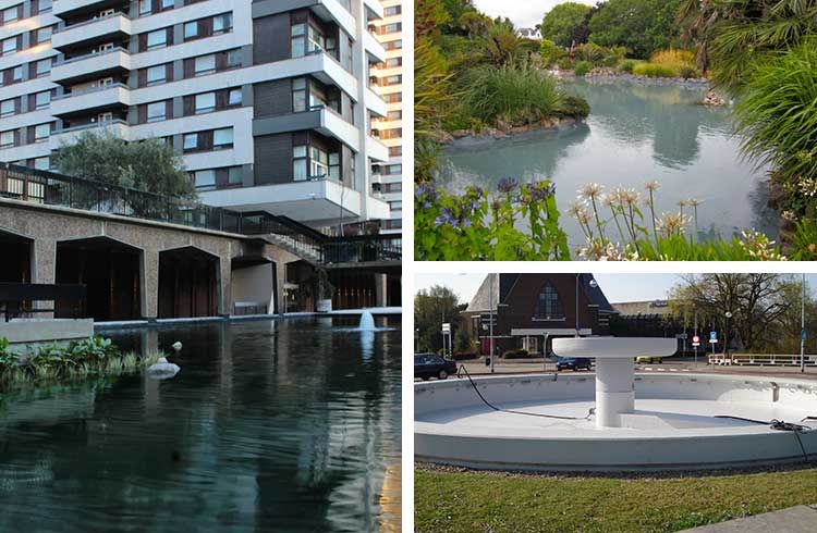 Submerged waterproofing solutions