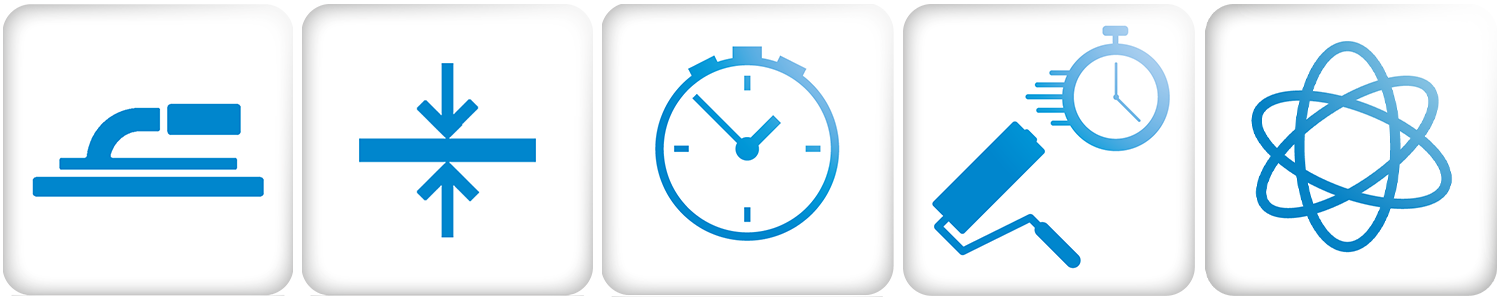 Triflex CeFix Screed system highlight icons