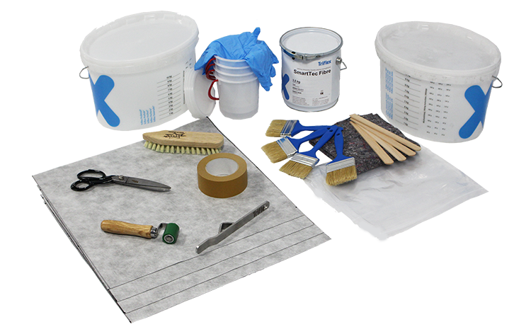 Image of the Triflex SmartTec Fibre Temporary Repair Kit