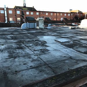 Triflex blog, Considerations for Cold Liquid Applied Waterproofing and Refurbishment Projects failed roof