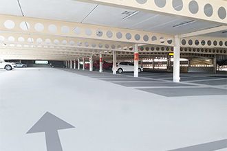 Triflex car park refurbishment page, Buttercrane Shopping Centre image