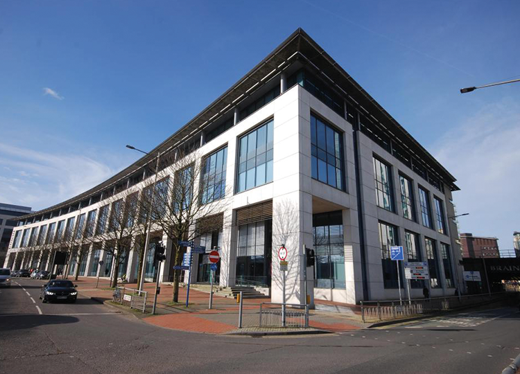 Triflex image of Callaghan Square car park building in Cardiff.