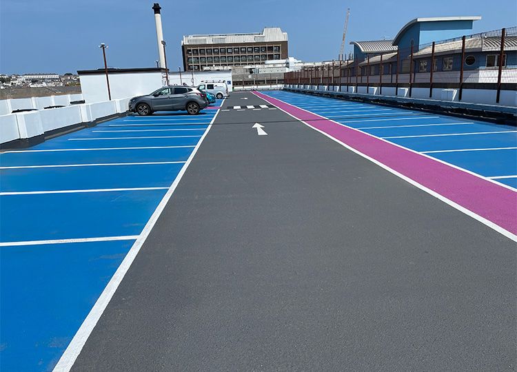 Triflex case study Patriotic Street Jersey the solution image