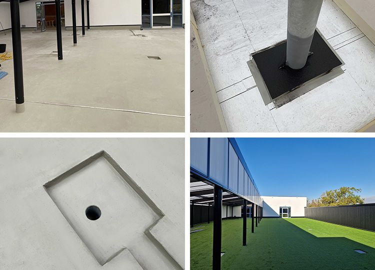 Triflex case study St Agnes School, Manchester the solution grid image
