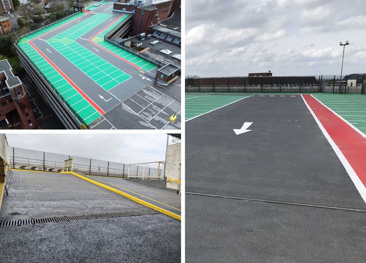 Triflex case study Swan Walk Horsham the solution grid image