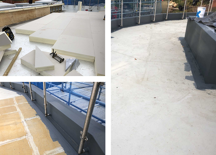 Triflex image of Walter Halls Primary School in Nottingham during works