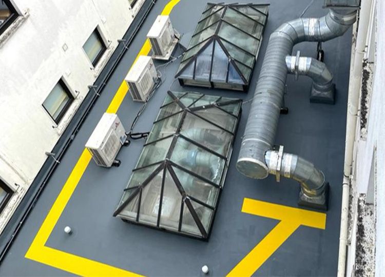 Triflex walkways on roofs image