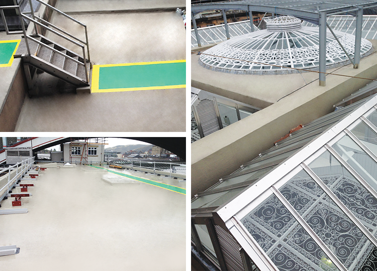Triflex waterproofing completed works on Waverley Station in Edinburgh