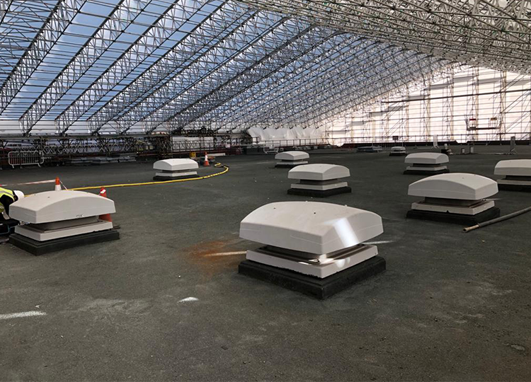 Image of Trimpley Water Treatment Works before Triflex works started.