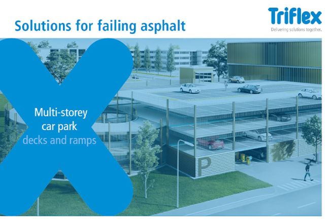 Triflex car park refurbishment Solutions for failing asphalt image